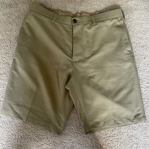 Khaki men’s dress shorts